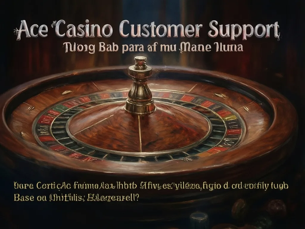 Ace Casino Customer Support Team Interface